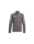 adidas Tiro 21 Training Top Youth Sweatshirt Grey GM7321 152cm