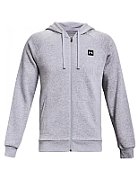 Under Armour Men's Rival Fleece FZ Hoodie Light Grey 1357111 011