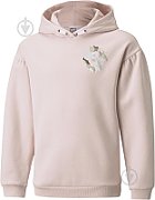 Puma Alpha Hoodie FL Sweatshirt Light Pink 589232 36 140cm