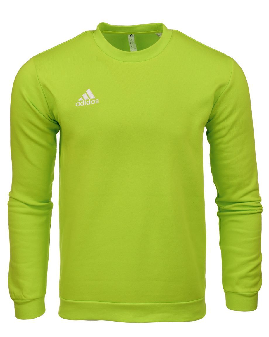 adidas Entrada 22 Sweat Top Sweatshirt Lime HC5043 164cm