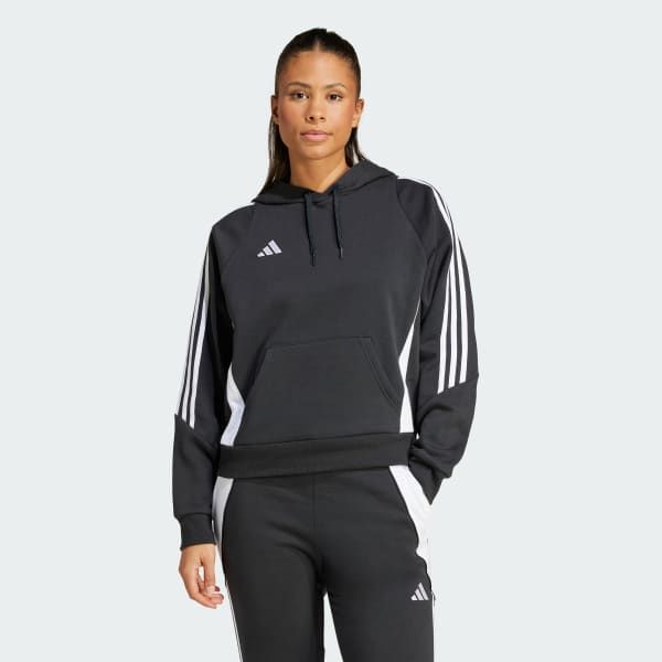 adidas Tiro 24 Hooded Women's Sweatshirt black IJ5607