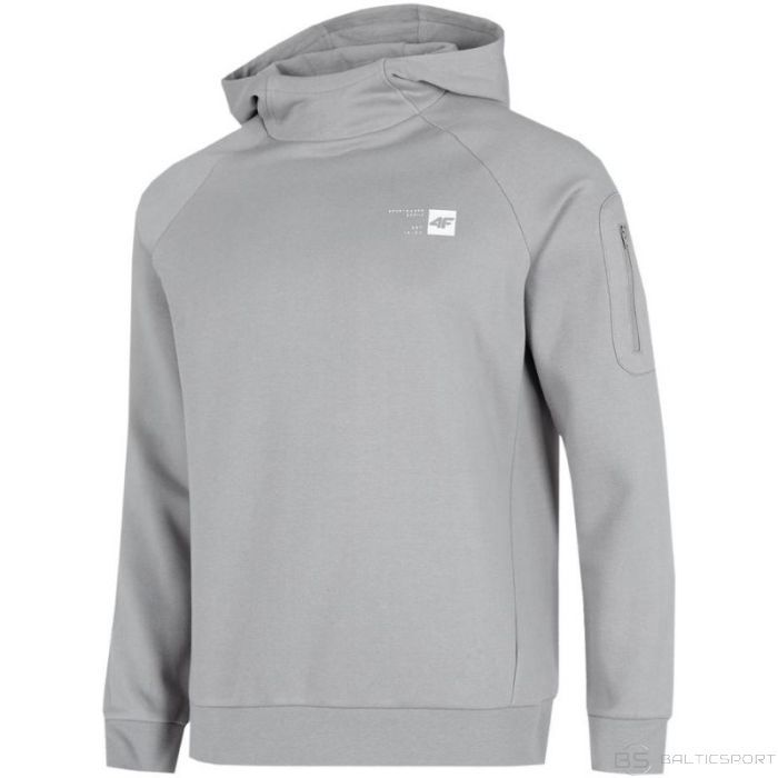 Men's sweatshirt 4F cool light grey H4Z22 BLM022 27S M