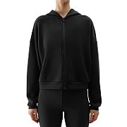 Women's sweatshirt 4F F1002 deep black 4FWSS24TSWSF1002 20S M