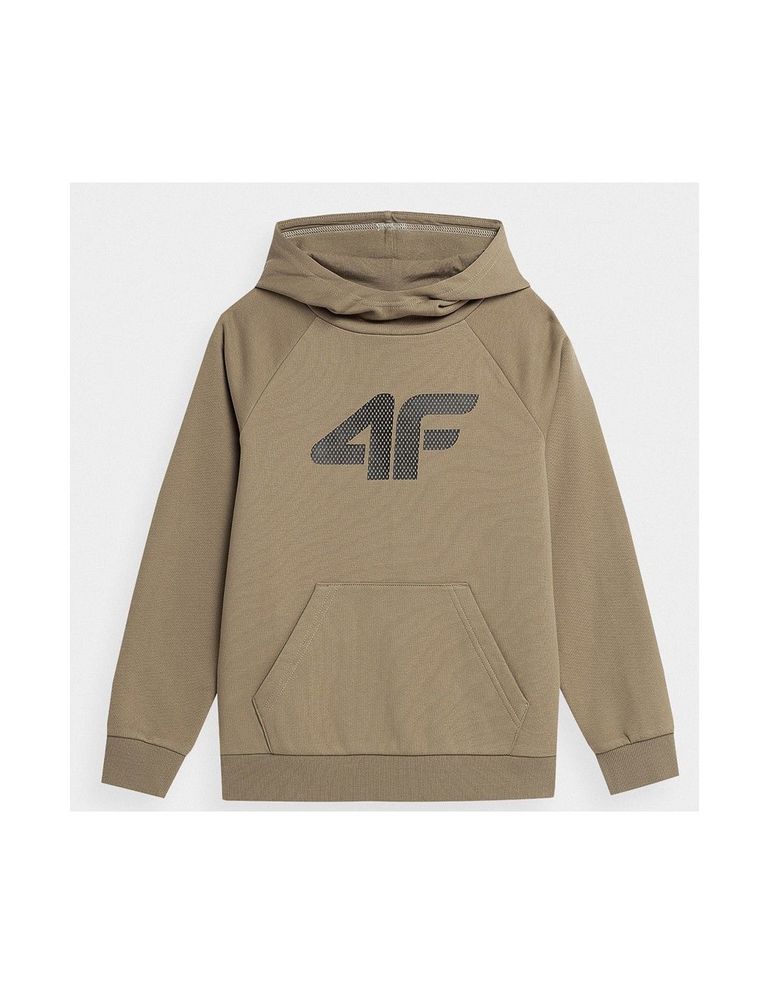 Boys' sweatshirt 4F beige 4FJSS23TSWSM220 83S 122cm