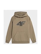 Boys' sweatshirt 4F beige 4FJSS23TSWSM220 83S 122cm