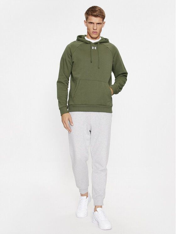 Under Armour Rival Fleece Hoodie Olive 1379757 390 L