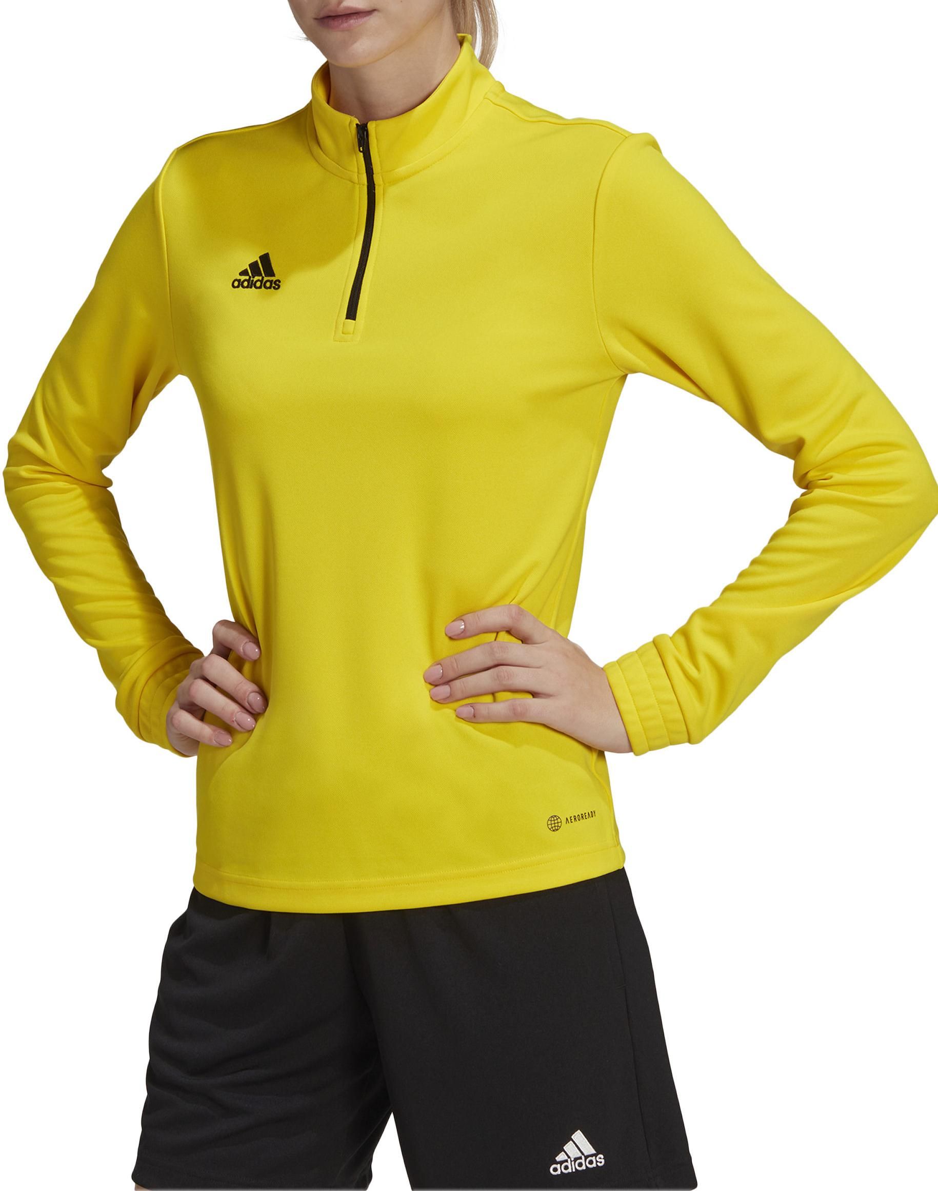 adidas Entrada 22 Top Training Sweatshirt yellow HI2130 XS
