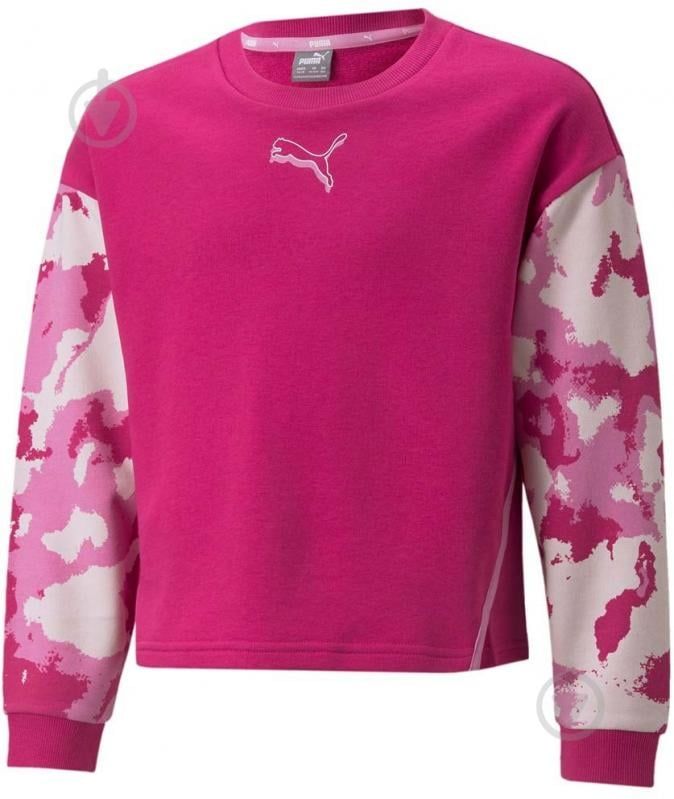 Puma Alpha Crew TR Sweatshirt Pink 846941 14 176cm