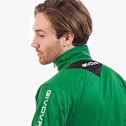 Givova Tuta Visa Triacetato Tracksuit Green-Black TR018 1310 XS