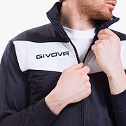 Givova Tuta Visa Triacetato Tracksuit navy blue/white TR018 0403 3XS