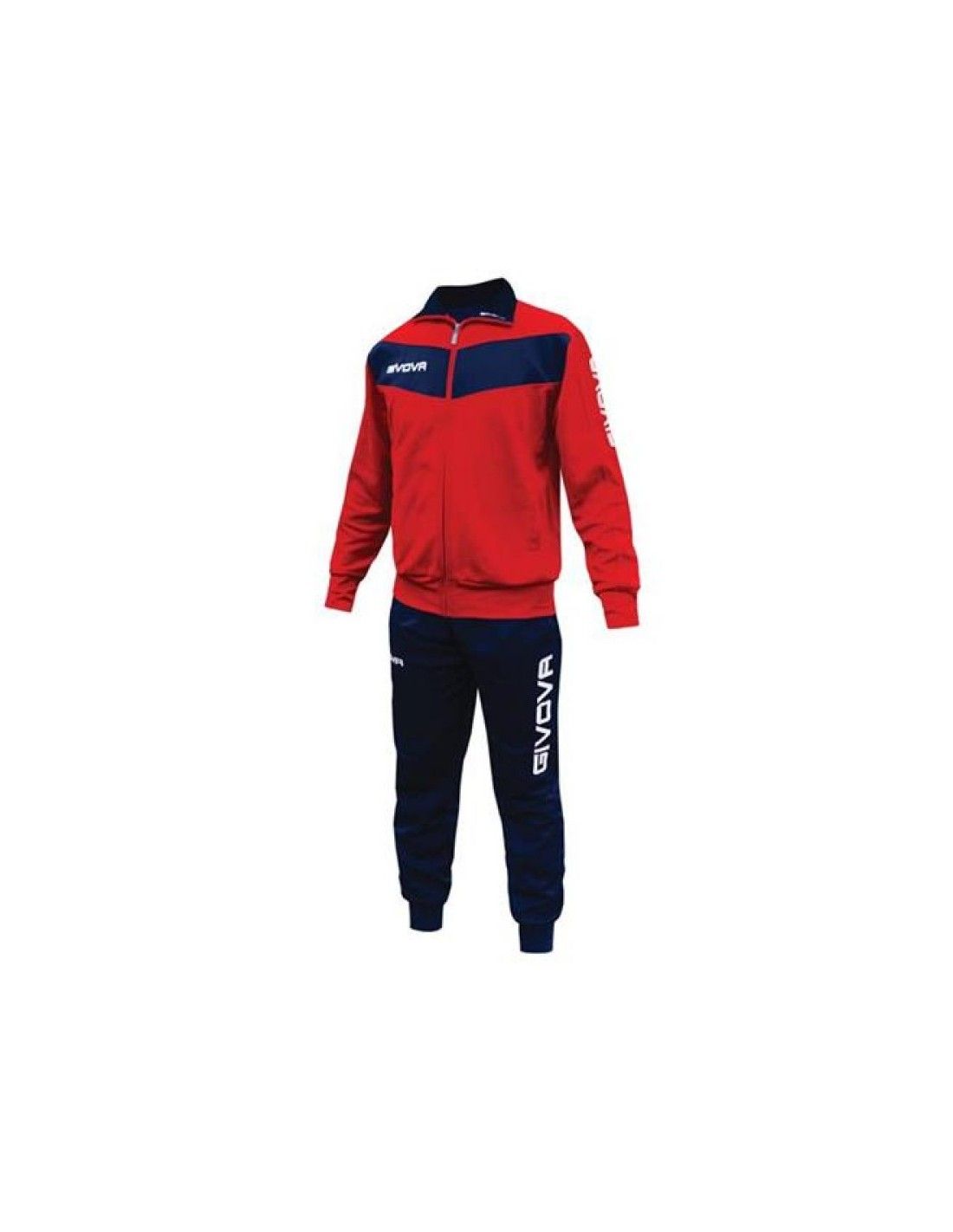 Givova Tuta Visa Tracksuit Red-Navy TR018 1204 L