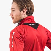 Givova Tuta Visa Triacetato Tracksuit Red-Black TR018 1210 2XL