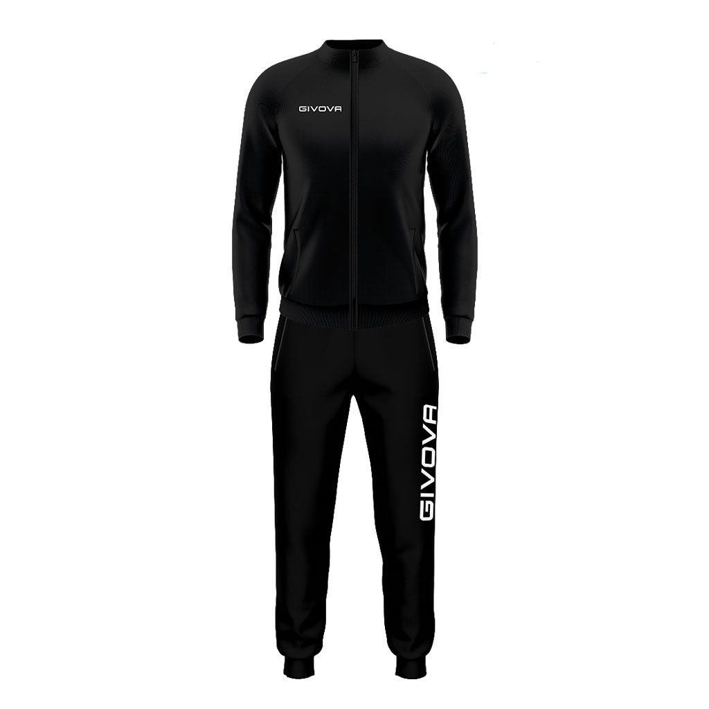 Givova Tuta Revolution Tracksuit Black & White TR033 1003 2XS