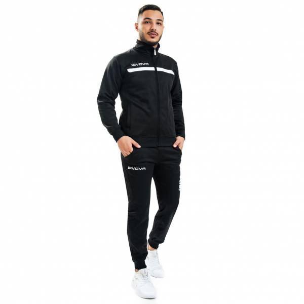 Givova Tuta Givova One Tracksuit Black & White TT012 1003 2XL