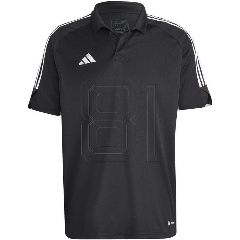 adidas Tiro 23 League Polo Men's T-Shirt Black HS3578 M