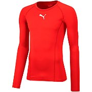 Puma Liga Baselayer Tee LS Red 655920 01 M