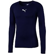 Puma LIGA Baselayer LS Men's T-Shirt navy blue 655920 20 2XL