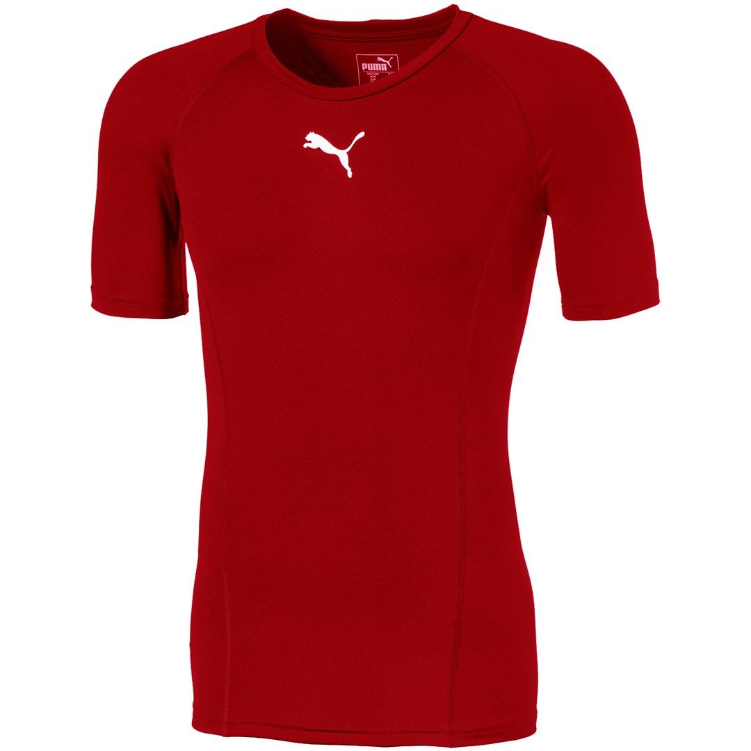 Puma LIGA Baselayer SS Men's T-Shirt Red 655918 01 S
