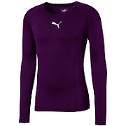 Puma LIGA Baselayer LS Men's T-Shirt purple 655920 10 XL