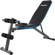 Incline training bench with leg lock and rubber bands   REBEL ACTIVE
