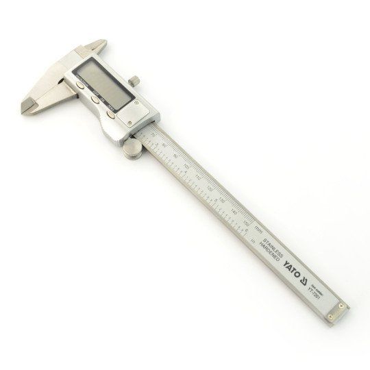 150 DIGIT CALIPER.   3V/DATA/SQ METAL. HOUSING.