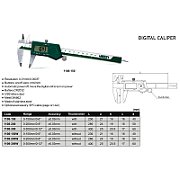 300 DIGIT CALIPER.   12 3V/DATA/SQ /CERT.