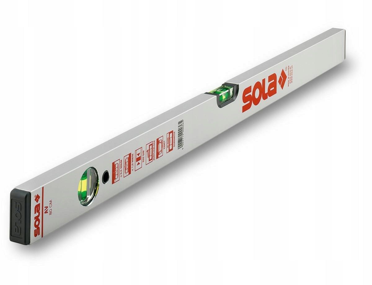 SOLA ALUMINIUM SPIRIT LEVEL 80cm AV 80