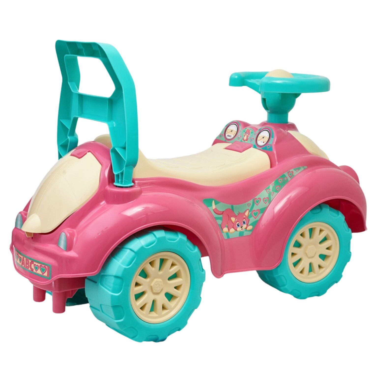 Ride-on pink horn TechnoK 0823 p3 ride-on car vehicle