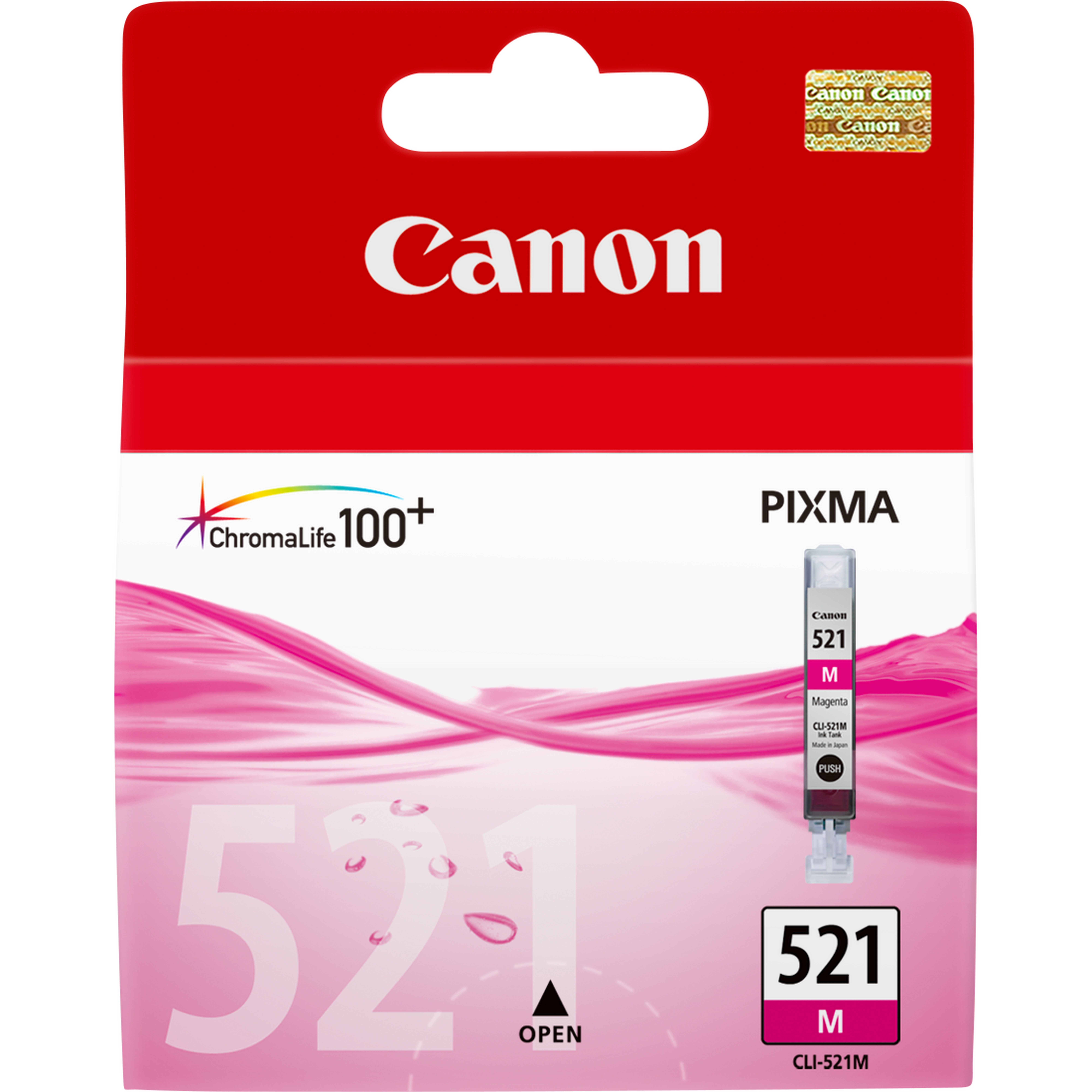 Cartus cerneala Canon 2935B001 ,Magenta ,470 pagini ,Original (CLI-521m) 