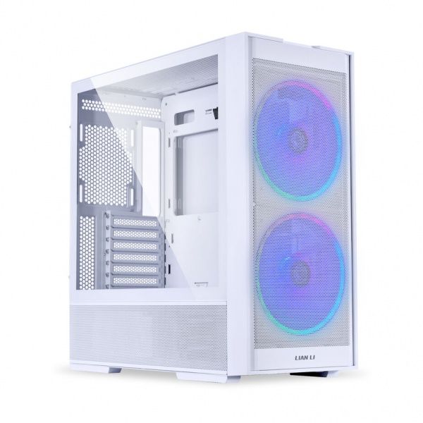 Lian Li LANCOOL 206 Case  Midi-Tower  ATX  Tempered Glass - white
