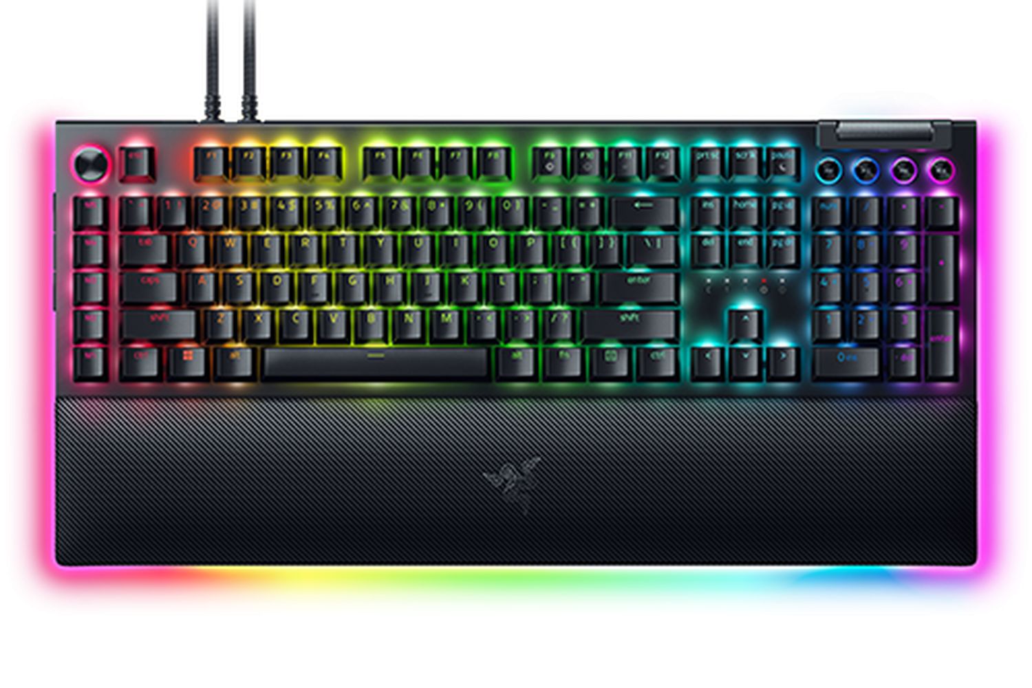 Razer BlackWidow V4 Pro Gaming Keyboard  Yellow Switch  USB  DE Layout