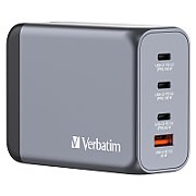 Verbatim GNC-200 GaN Charger 4 Port 200W USB A/C (EU/UK/US