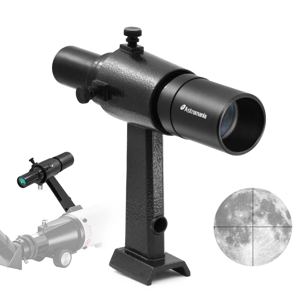 Skywatcher 6x30 finder scope with straight mount (black)