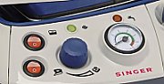 SINGER SHG6201 steam ironing station 850 W 1.2 L Stainless Steel soleplate Black  Blue  Grey