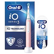 Oral-B Electric Toothbrush iO3 Series Rechargeable For adults Number of brush heads included 1 Blush Pink Number of teeth brushing modes 3