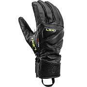 LEKI RĘKAWICE WCR C-Tech 3D Jr. black-lemon 7.0