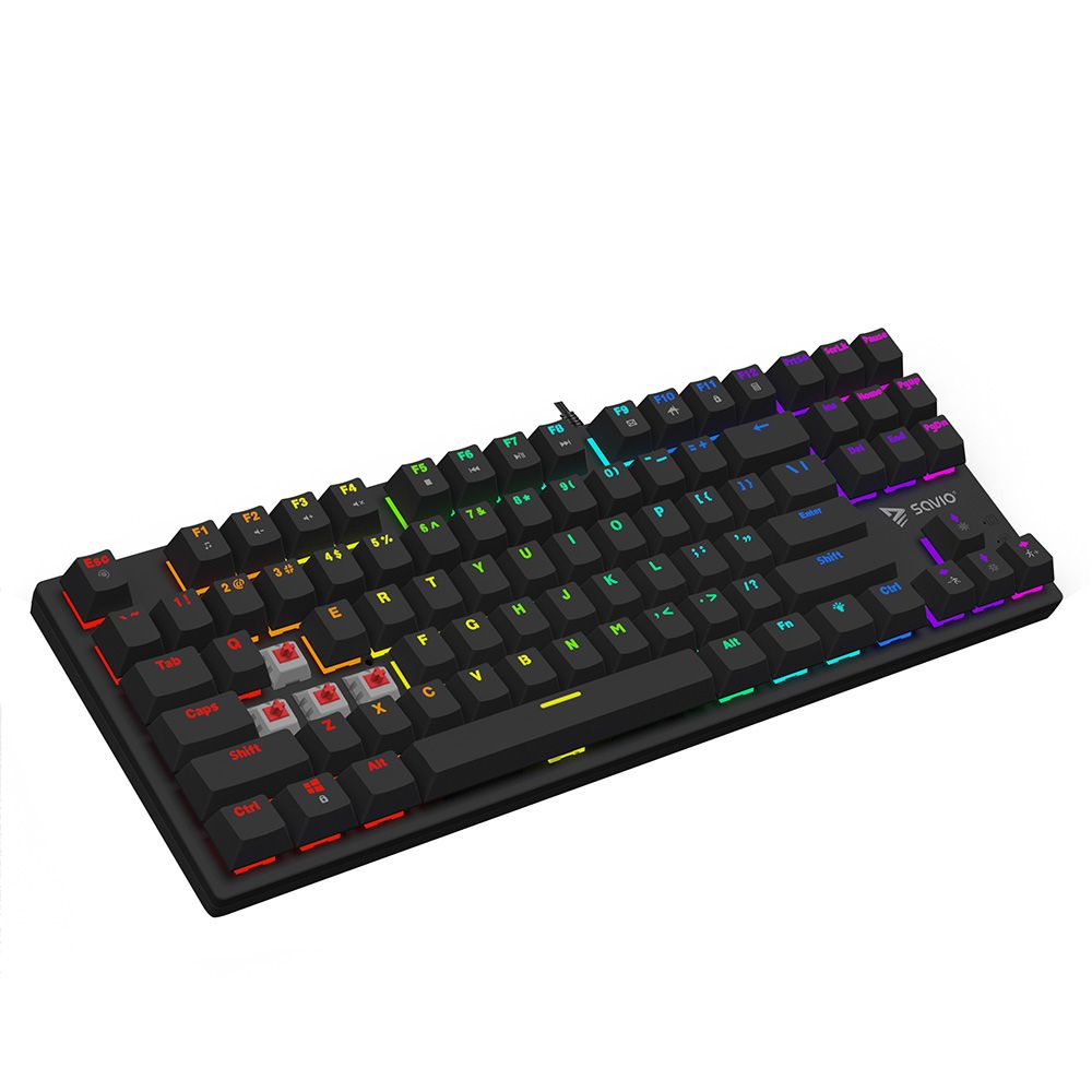 Savio Tempest x2 RGB mechanical keyboard  Outemu RED