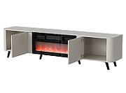 Cama Volare RTV cabinet 200 x 39 x 49 cm cashmere + fireplace
