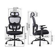Tuckano Ergonomic office chair T6 black