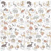 Covor de joaca pentru copii U-Grow, din spuma, pliabil, 2 fete, impermeabil, izolant, 120 x 180 x 1 cm, alfabet