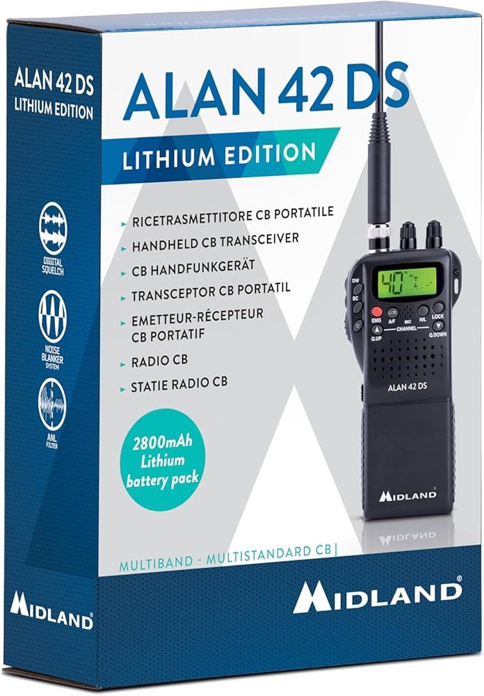 Radio CB ALAN 42DS AM/FM DIGITAL SQUELCH