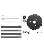 TARPOL RASP SAW fi 230mm T-30