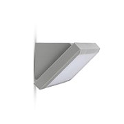 Oprawa Ścienna V-TAC 12W LED Ukośna Szara IP65 VT-8054-N 4000K 1250lm