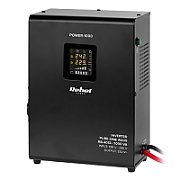 Rebel POWER-1000 Wall-Mounted Emergency Power Supply - converter with pure sine wave and charging function 12V 230V 1000VA/700W