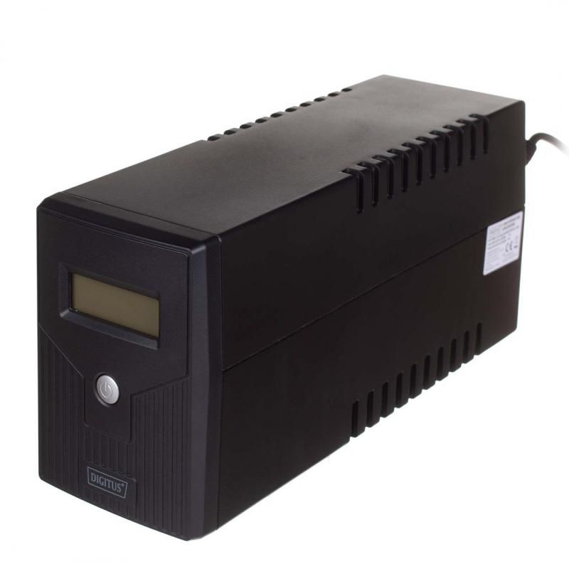 UPS Line-Ineractive LCD  800VA/480W1x12V/9Ah  AVR  2xSCHUKO  USB  RJ11