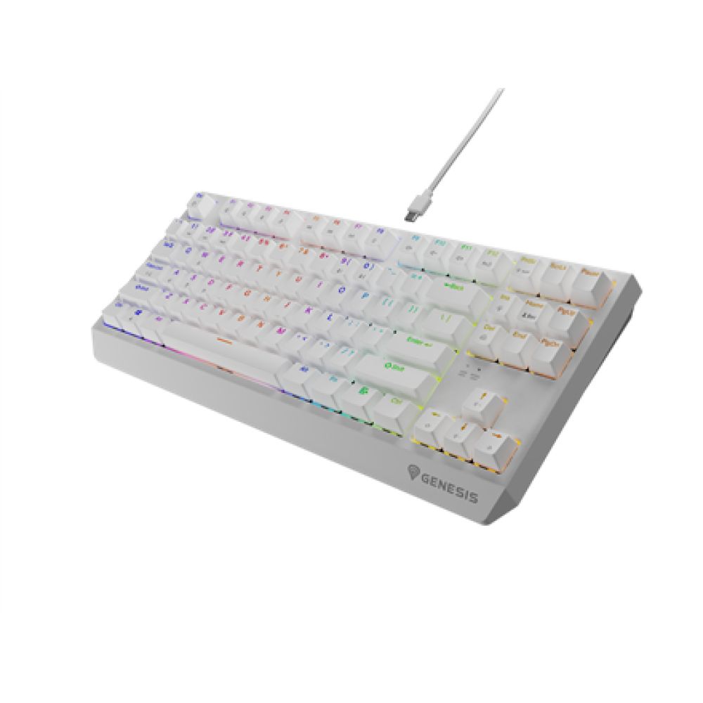 THOR 230 | Mechanical Gaming Keyboard | Wired | US | White | USB Type-A | Outemu Brown