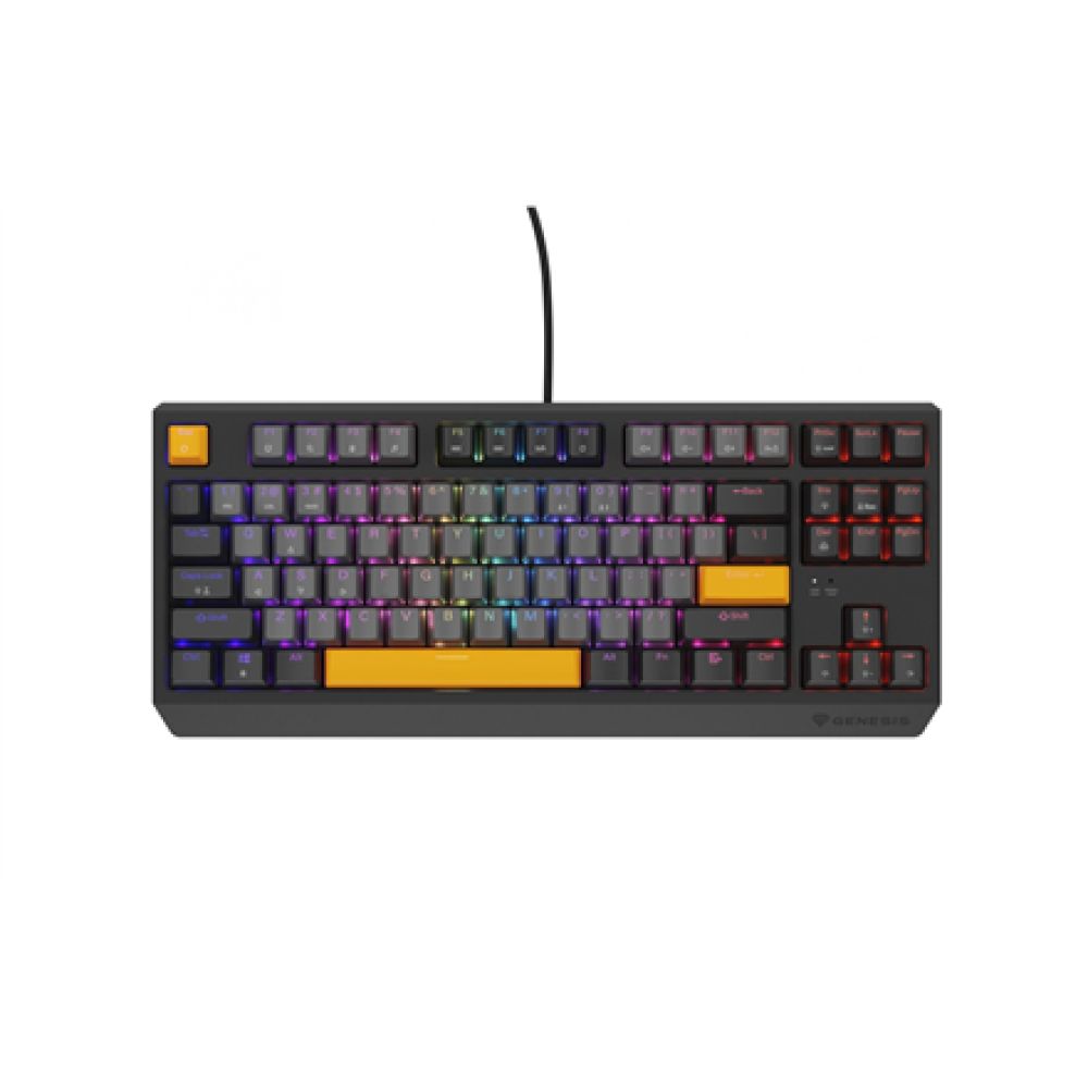 THOR 230 | Mechanical Gaming Keyboard | Wired | US | Anchor Gray Negative | USB Type-A | Outemu Red