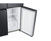 Side by side Samsung RF48A401EB4/EO, 488 l, No Frost, Clasa E, Twin Cooling Plus, Dozator apa, H 179 cm, Dark Inox