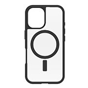 OB REACT MAGSAFE APPLE IPHONE16/PRO BLACK CRYSTAL - CLEAR/BLACK