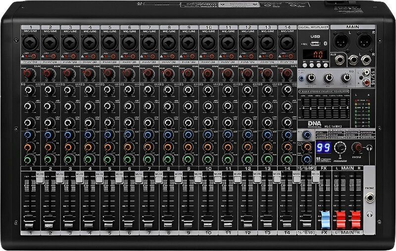 DNA HLC 14 MK2 Analog Sound Mixer 14 Channels